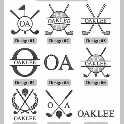 Personalized Embroidered Golf Towels – Custom Monogrammed Golf Towels, Dad Gifts