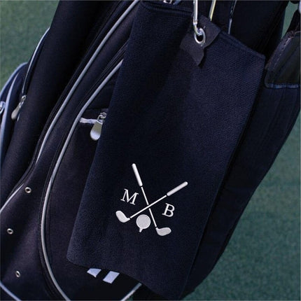 Personalized Embroidered Golf Towels – Custom Monogrammed Golf Towels, Dad Gifts