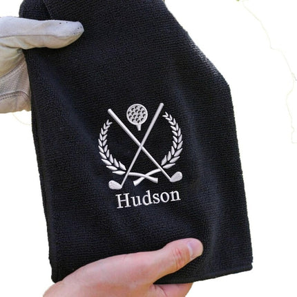 Personalized Embroidered Golf Towels – Custom Monogrammed Golf Towels, Dad Gifts