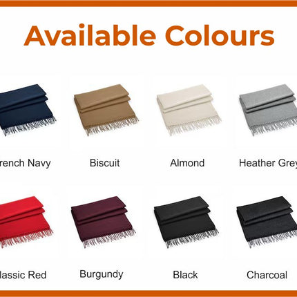 Personalised Photo Embroidered Scarf, Custom Faceless Sketch Portrait Scarves, Family/Couple Matching Winter Scarves, Special Gift for Wifey