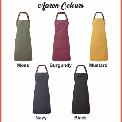 Custom Embroidered Monogram Apron for Women & Men, Personalised Initial Cooking Apron, Kitchen Gift for Chef, BBQ Chef Apron, Baking Present