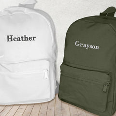 Personalised Backpacks, Custom Name Embroidered Mini Backpack, Kids School Shoulder Bag, Comfort Colors Adult Kids Travel Bags, School Gifts