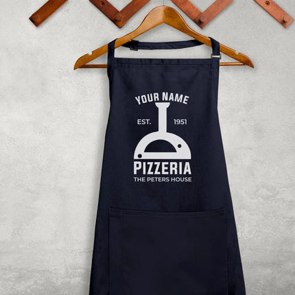 Custom Pizza Apron, Pizza Baking Personalized Apron With Name Unisex Printed Apron, Pizza Oven Cooking Chef With Pen Pocket BBQ Baking Apron
