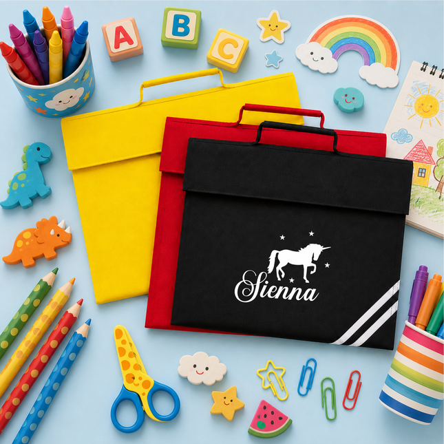 Custom Kids Name School Bag
