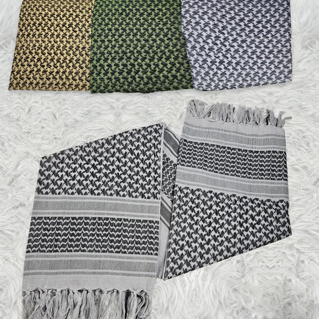 Arab Keffiyeh Palestine Scarf, Traditional Palestinian Shemagh Scarf, Vintage Scarf