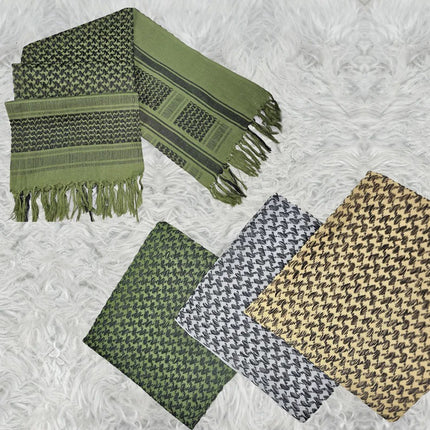 Arab Keffiyeh Palestine Scarf, Traditional Palestinian Shemagh Scarf, Vintage Scarf