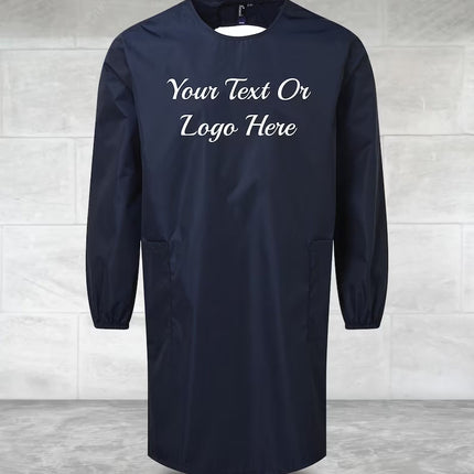 Personalised Beauty Tunic Tops for Women, Custom Logo Printed Beauty Salon Uniform, All Purpose Waterproof Hairdresser Gown, Beautician Gift