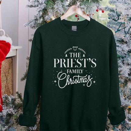 Custom Family Matching Sweater, Personalised Family Name Printed Sweatshirts, Christmas Theme Matching Crewneck Jumper, Unique Family Gifts
