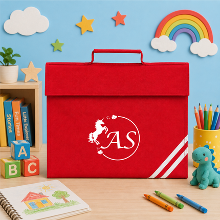 Custom Kids Name School Bag