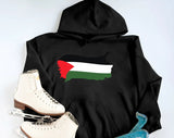 Palestine Flag Hoodie, Support Palestine Gaza Sweatshirt, Palestine Protest Clothing, Save Human Rights Palestinian Outfit