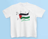 Arabic Palestine Flag Shirt, Palestine Printed Shirt, Save Palestine, Gaza Shirt, Human Rights Activist Shirt, Palestine protest Clothing