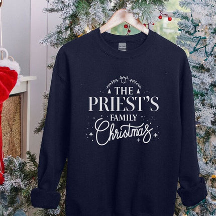 Custom Family Matching Sweater, Personalised Family Name Printed Sweatshirts, Christmas Theme Matching Crewneck Jumper, Unique Family Gifts