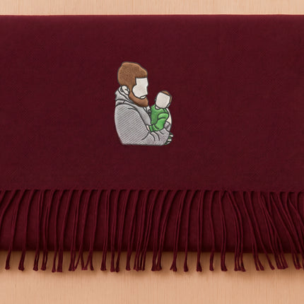 Personalized Portrait from Photo Scarf