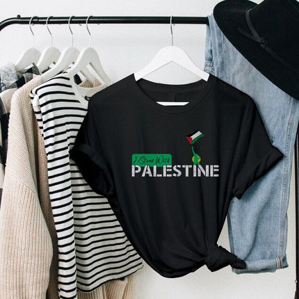 Palestine Tshirt, I Stand with Palestine Shirt, Free Palestine Tees, Freedom for Palestine Protest Tops, Anti Israel Unisex Adult Kids Shirt