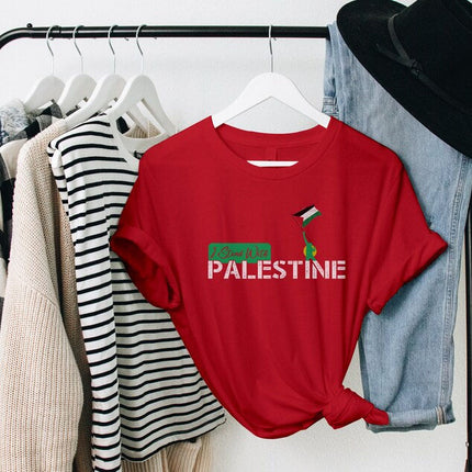 Palestine Tshirt, I Stand with Palestine Shirt, Free Palestine Tees, Freedom for Palestine Protest Tops, Anti Israel Unisex Adult Kids Shirt