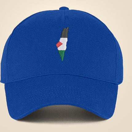 Palestine Baseball Hat, Palestine Country Map Embroidered Cap, Support Palestine Dad Hat, Freedom for Jerusalem Muslims Protest Snapback Cap