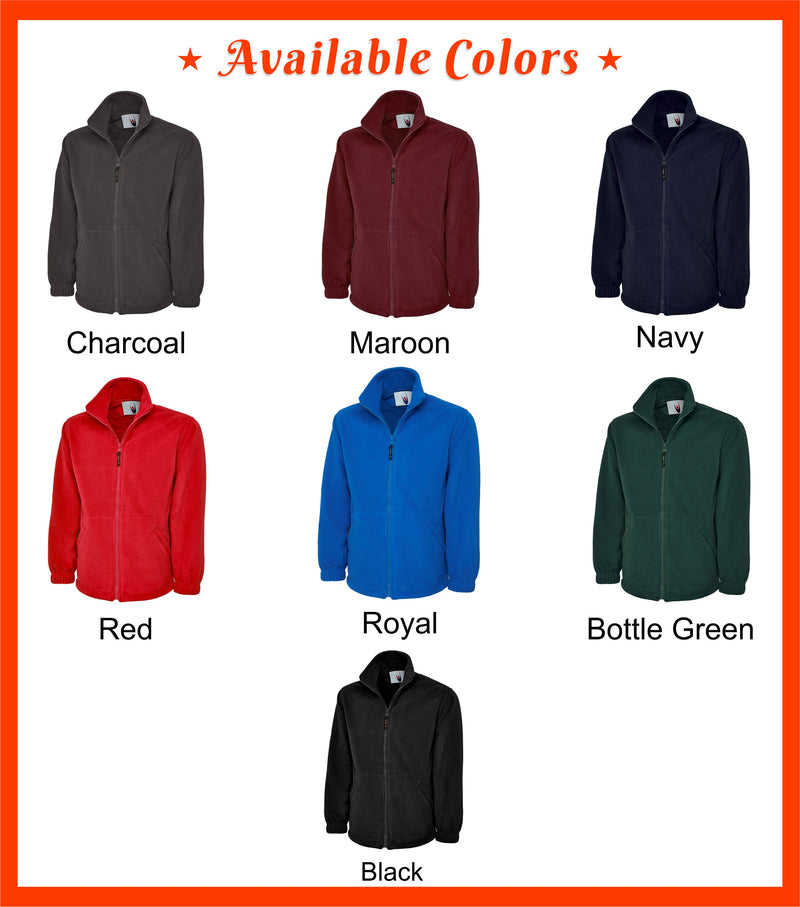 Embroidered Rainbow Medical Fleece, Personalised National Heroes Workers Hospital Monogram Zip Fleece Jacket, Custom Healthcare Outerwear