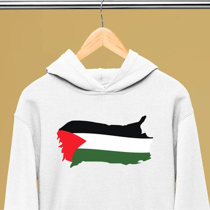 Palestine Flag Hoodie, Support Palestine Gaza Sweatshirt, Palestine Protest Clothing, Save Human Rights Palestinian Outfit