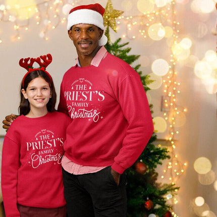 Custom Family Matching Sweater, Personalised Family Name Printed Sweatshirts, Christmas Theme Matching Crewneck Jumper, Unique Family Gifts