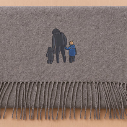 Personalized Portrait from Photo Scarf