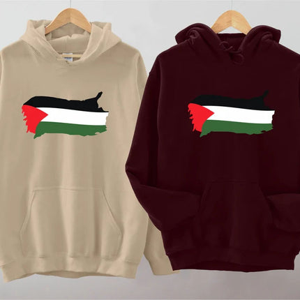 Palestine Flag Hoodie, Support Palestine Gaza Sweatshirt, Palestine Protest Clothing, Save Human Rights Palestinian Outfit