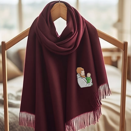 Personalized Portrait from Photo Scarf