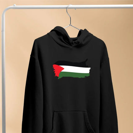 Palestine Flag Hoodie, Support Palestine Gaza Sweatshirt, Palestine Protest Clothing, Save Human Rights Palestinian Outfit