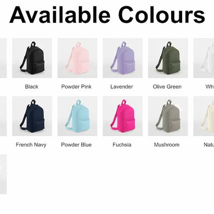Custom Kids Name Embroidered Bag, Personalised Back to Primary School Backpack, Kids and Toddlers Nursery Backpack, School Starting Gifts