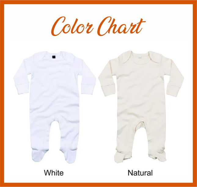 Personalised First Mothers Day Baby Grow, New Mom 1st Mothers Day Baby Gift, Custom Baby Name Sleepsuit, Mothers Day Baby Outfit for New Mom