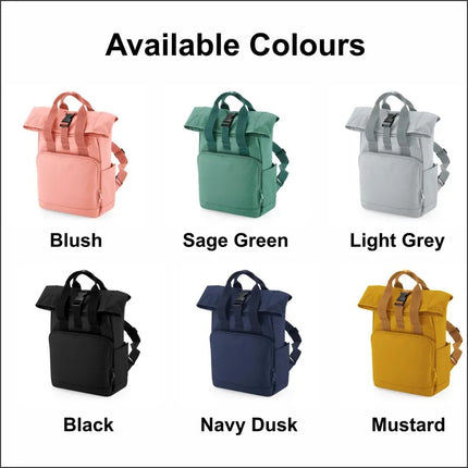 Personalised Kids Name Printed School Backpack