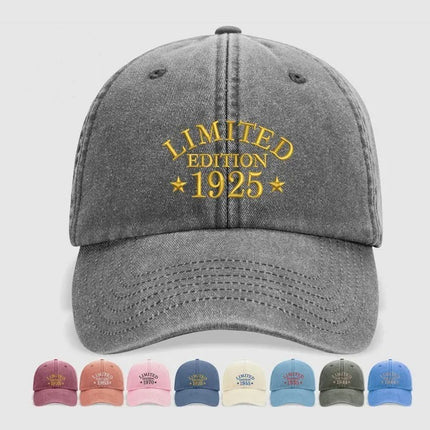 Custom Embroidered Age Cap, Personalized Birthday Hat,  Custom Year Mom/Dad Hat