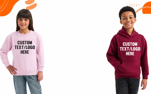 Banner image for: <h3>Kids Sweats </h3><h3>         & </h3><h2>             Hoodies</h2>