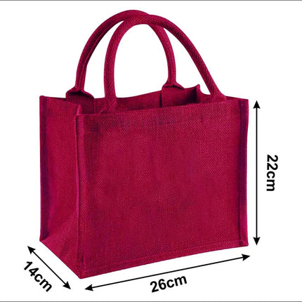 Custom Christmas Gifts Tote Bag, Personalised Name Embroidered Red Xmas Bag