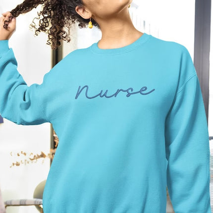 Embroidered Nurse Sweatshirt, Student Nurse Pullover Womens Sweater, Graduation Student Matching Jumper, Gift for Nurses,
