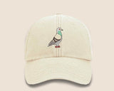 Pigeon Vintage Snapback Hat, Embroidery Bird Design Pigeon Baseball Cap, Comfort Colors Cotton Adult Unisex Wildlife Hat,