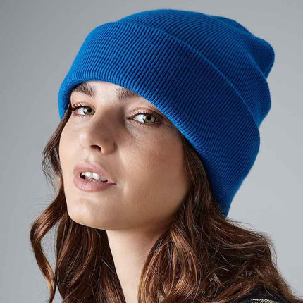 Embroidered DUCK Beanies, Mallard Duck Design Wildlife Winter Caps, Double Layer Knit Cuffed Unisex Comfort Color Beanie,