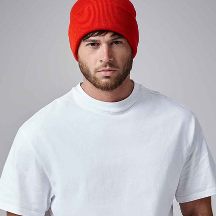 Embroidered DUCK Beanies, Mallard Duck Design Wildlife Winter Caps, Double Layer Knit Cuffed Unisex Comfort Color Beanie,