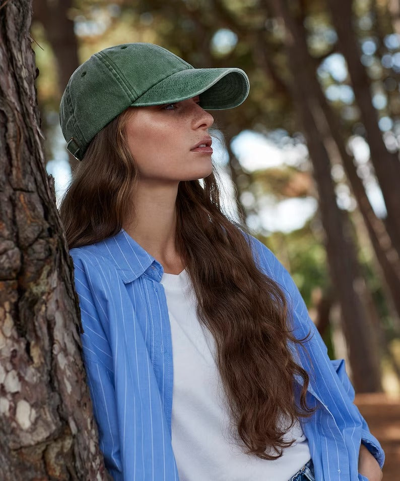 Whitetail Deer Embroidered Cap, Wildlife Baseball Hat with Animal On It, Vintage Retro Casual Summer Caps, Hats Collection