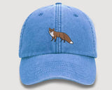 RED FOX Embroidered Baseball Cap, Wildlife Baseball Hat with Animal on It, Adjustable Snapback Unisex Hat, Adult Gift Cap,