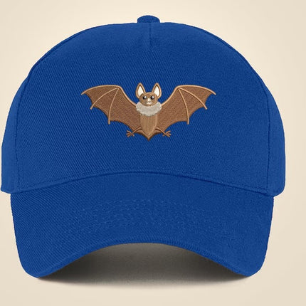 Bat Embroidered Cap, Comfort Colors Baseball Hat, Summer Season Fitted Snapback Cap, 100 Cotton Wildlife Cool Dad Sun Hat, Animal Lover Gift