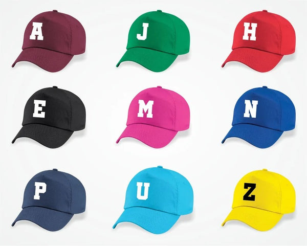 Custom Baseball Kids Cap, Personalised Initial Name Printed Hat, Custom 5 Panel Snapback Cap, Truckers Unisex Sun Hat, Kids Birthday Present