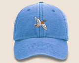 Duck Vintage Baseball Cap, Mallard Duck Embroider Design Cool Dad Hat, Adult Unisex Snapback Sun Hat, Vintage Cotton Hat,