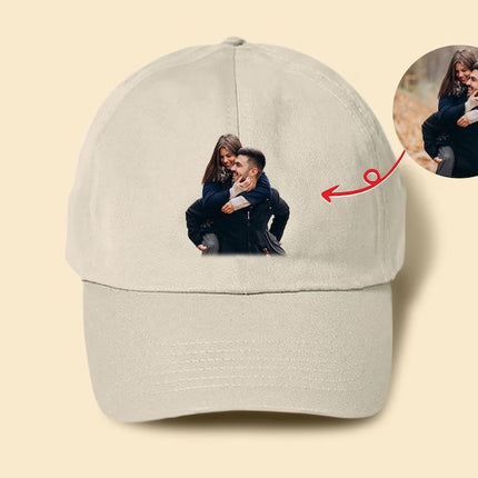 Custom Photo Baseball Caps, Personalised Image Printed Trucker Hat, Comfort Colors Unisex Sun Hat, Vaccation Matching Birthday Unique Gifts