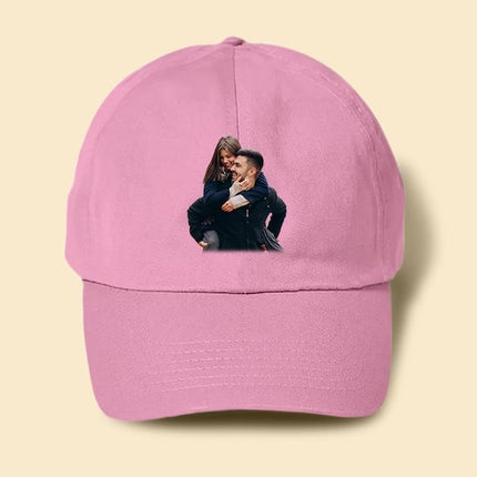 Custom Photo Baseball Caps, Personalised Image Printed Trucker Hat, Comfort Colors Unisex Sun Hat, Vaccation Matching Birthday Unique Gifts