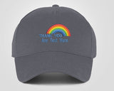 Custom Cap, Personalised Medical Logo Hat, Embroidered Rainbow Fitting Snapback, Thank You Doctor Nurse Healthcare Workers Staff Heroes Gift