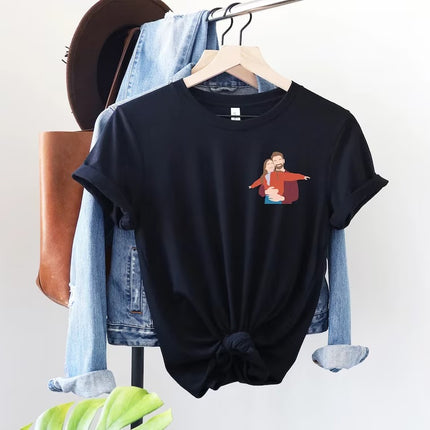 Personalized Dad Portrait from Photo T-Shirts, Perfect Father’s Day Gift