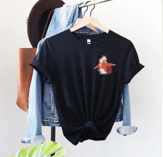 Personalized Dad Portrait from Photo T-Shirts, Perfect Father’s Day Gift