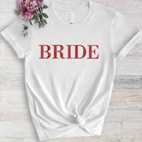 Custom Embroidered Bride and Groom Shirt, Personalised Newlywed Couple Matching Shirt, Mr and Mrs Wedding Tops, One Year Anniversary Gift