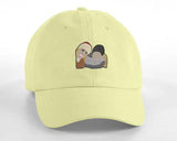 Personalised Couple Photo Portrait Hat, Embroidered Drawing Sketch from Photo Hat, Custom Comfy Baseball Cap, Best Anniversary Gift for Him