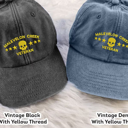 Malevelon Creek Veteran Hat, Vintage Hat, Embroidered Cap, Cool Hat, Sun Hat, 100 Cotton Comfy Headwear, Unique Gifts Adjustable Easy Strip